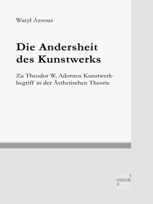 cover image of Die Andersheit des Kunstwerks